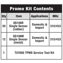 Load image into Gallery viewer, TPM9024 Standard Ignition Tire Pressure Monitoring System (TPMS) Sensor Service Kit Standard Ignition Canada