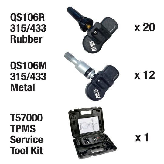TPM9024 Standard Ignition Tire Pressure Monitoring System (TPMS) Sensor Service Kit Standard Ignition Canada