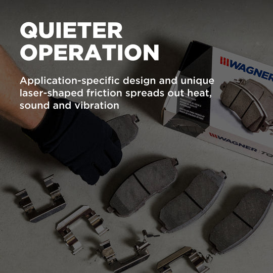 QC1709 ThermoQuiet Disc Brake Pad Set BCSJ