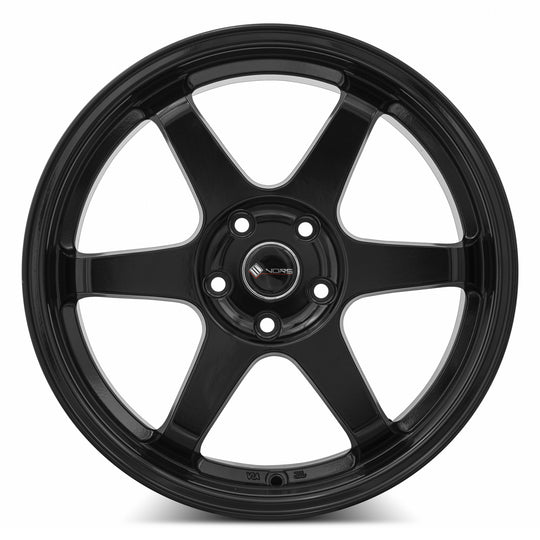 TR37178051435BK - Vors TR37 17X8 5X114.3 35MM Gloss Black - Vors Wheels Canada
