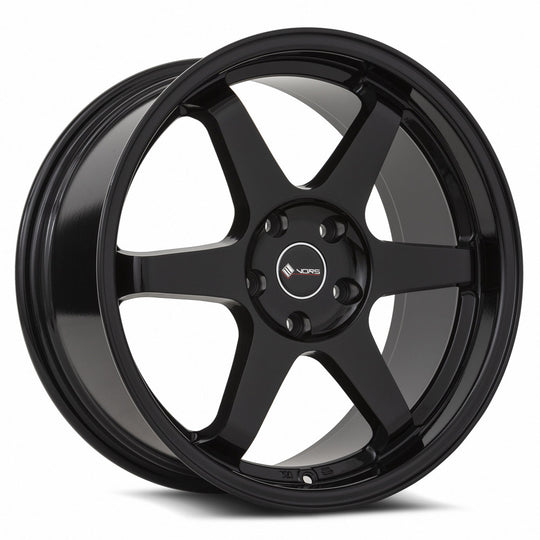TR37178051435BK - Vors TR37 17X8 5X114.3 35MM Gloss Black - Vors Wheels Canada