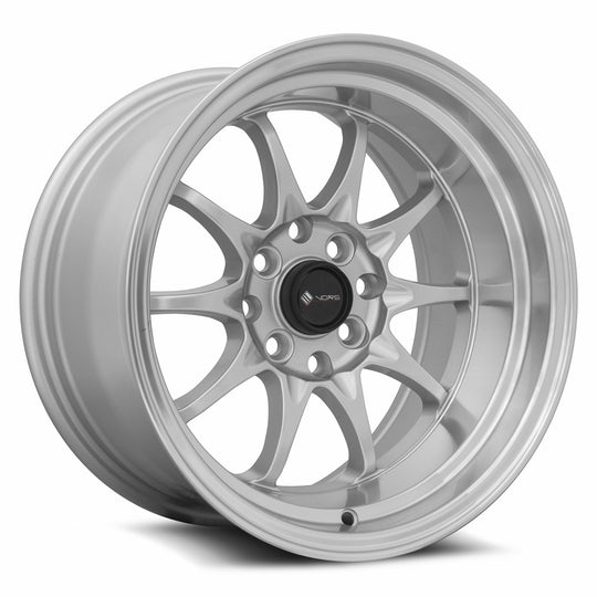 TR0315908H0S - Vors TR3 15X9 4X100 / 4X114.3 0mm Silver Machine Lip - Vors Wheels Canada