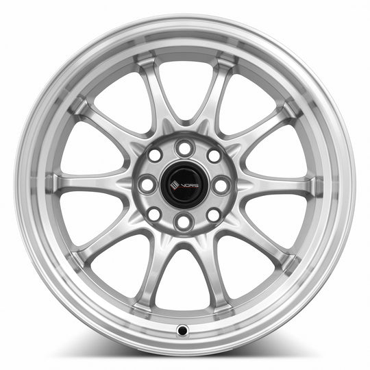 TR0316808H20S-498 - Vors TR3 16X8 4X98 20MM Silver Machine Lip - Vors Wheels Canada