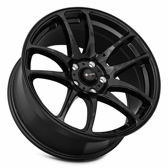 TR04178050035BK - Vors TR4 17X8 5X100 35MM Gloss Black - Vors Wheels Canada