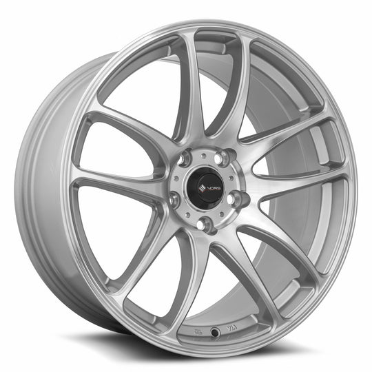 TR04178051435SF - Vors TR4 17X8 5X114.3 35MM Silver Machine Face - Vors Wheels Canada