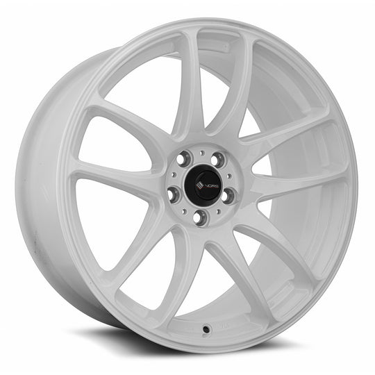 TR0418A551422W-510 - Vors TR4 18X10.5 5X110 22MM White - Vors Wheels Canada