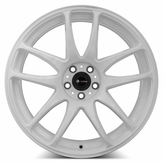 TR0418A551422W-510 - Vors TR4 18X10.5 5X110 22MM White - Vors Wheels Canada