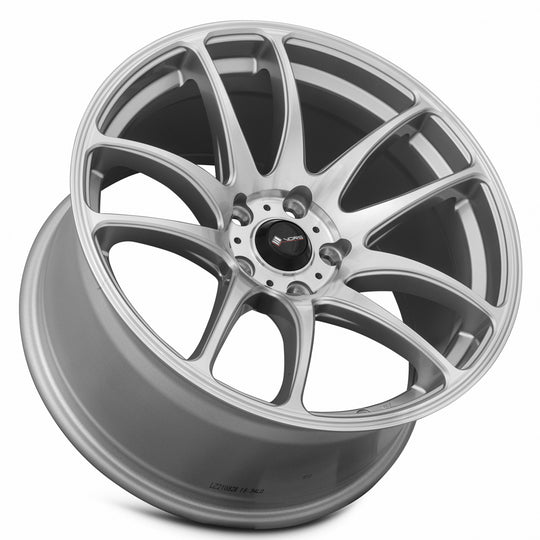 TR04189551422SF - Vors TR4 18X9.5 5X114.3 22MM Silver Machine Face - Vors Wheels Canada