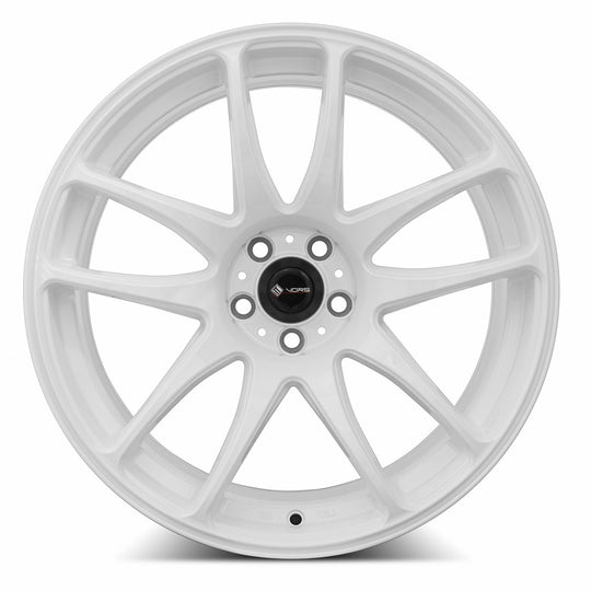 TR04199551422W - Vors TR4 19X9.5 5X114.3 22MM White - Vors Wheels Canada