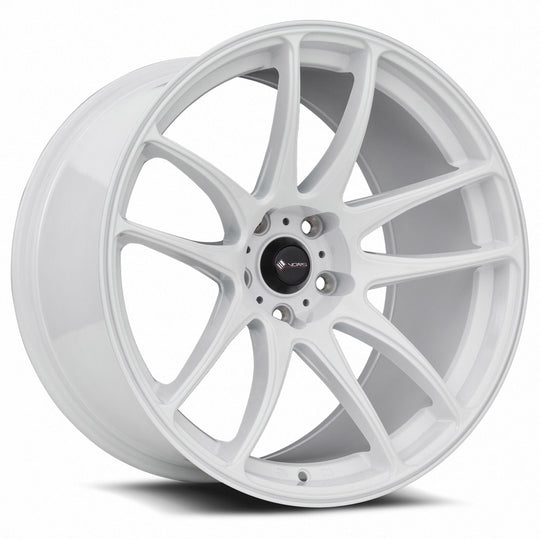 TR0419A551422W - Vors TR4 19X10.5 5X114.3 22MM White - Vors Wheels Canada