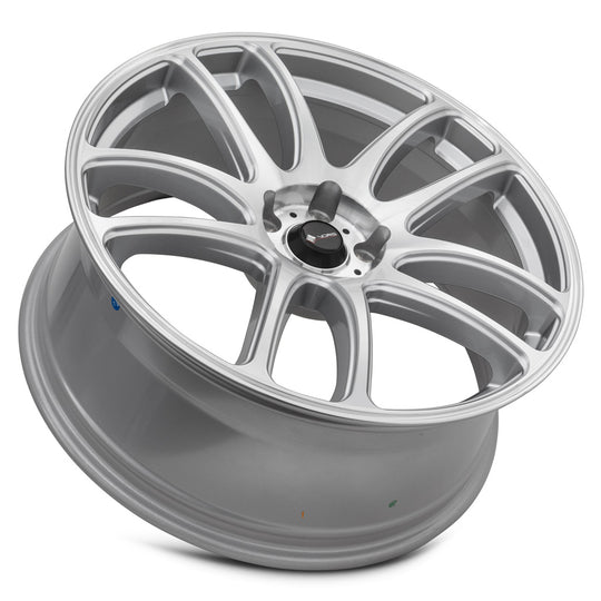 TR04208551435SF-508 - Vors TR4 20X8.5 5X108 35MM Silver Machine Face - Vors Wheels Canada