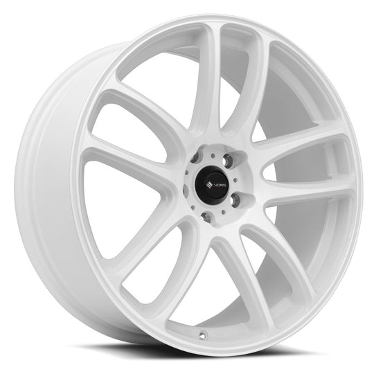 TR04208551435W-510 - Vors TR4 20X8.5 5X110 35MM White - Vors Wheels Canada