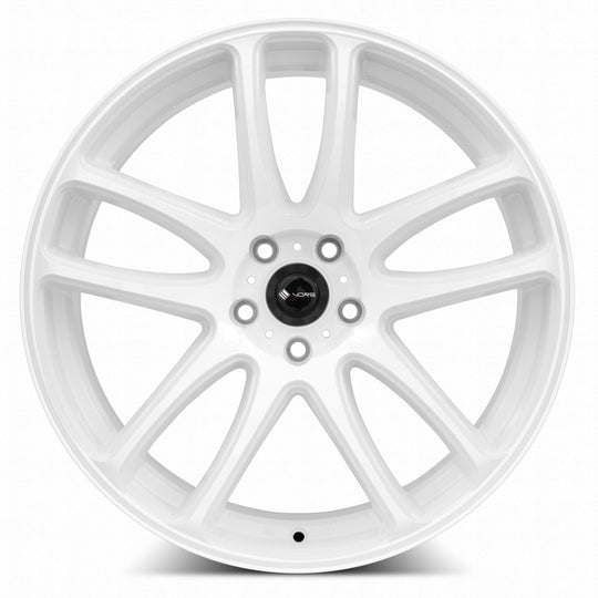 TR04209551435W - Vors TR4 20X9.5 5X114.3 35MM White - Vors Wheels Canada
