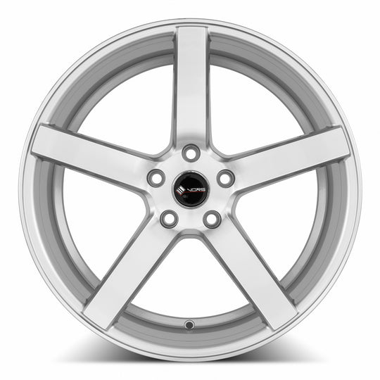TR05188051435S-510 - Vors TR5 18X8 5X110 35MM Silver Machine Face - Vors Wheels Canada