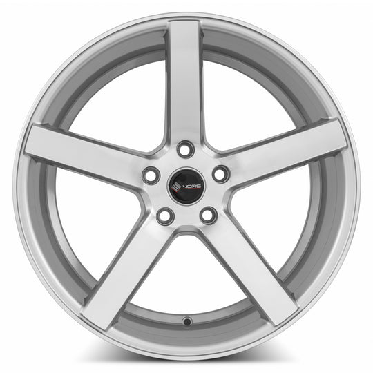 TR05189051435S - Vors TR5 18X9 5X114.3 35MM Silver Machine Face - Vors Wheels Canada