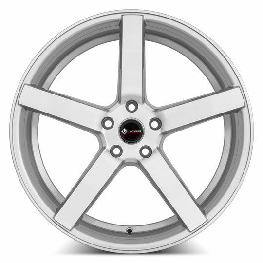 TR05208551435S-512 - Vors TR5 20X8.5 5X112 35MM Silver Machine Face - Vors Wheels Canada
