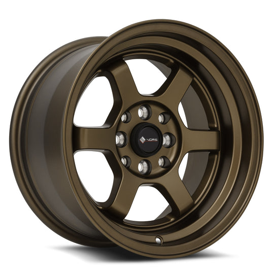 TR0715808H0BR - Vors TR7 15X8 4X100 / 4X114.3 0mm Bronze - Vors Wheels Canada