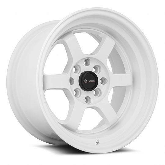 TR0715808H0W - Vors TR7 15X8 4X114.3 / 4X100 0mm All White - Vors Wheels Canada