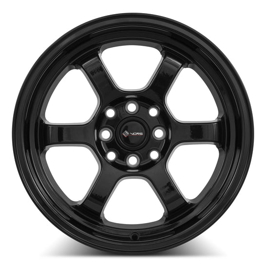 TR0716708H35BK-408 - Vors TR7 16X7 4X108 35MM All Black - Vors Wheels Canada