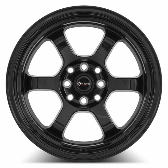 TR0716808H20BK-408 - Vors TR7 16X8 4X108 20MM All Black - Vors Wheels Canada