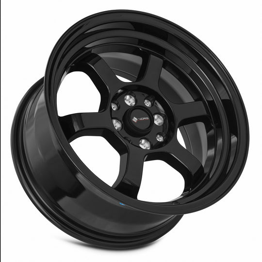 TR0716808H20BK-408 - Vors TR7 16X8 4X108 20MM All Black - Vors Wheels Canada