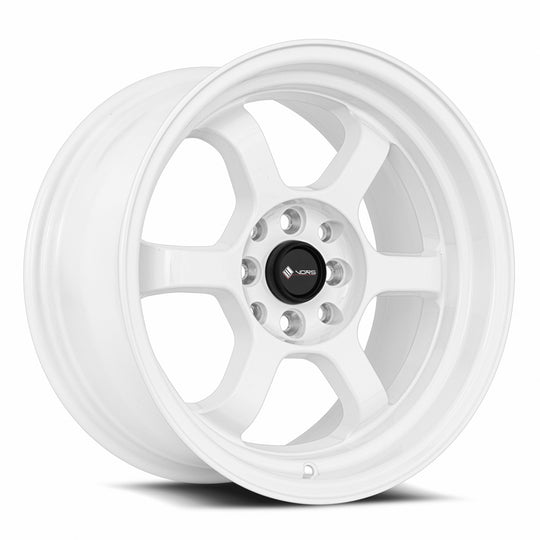 TR0716808H20W-498 - Vors TR7 16X8 4X98 20MM All White - Vors Wheels Canada