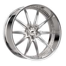 Load image into Gallery viewer, TRA26105BL18R5BCR - Amani Trackster 26X10 Blank 5mm Brush Center Chrome Lip - Amani Wheels Canada