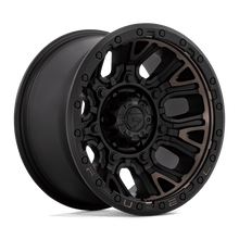 Load image into Gallery viewer, D82417907550 - Fuel Off-Road D824 Traction 17X9 5X127 1mm Matte Black With Double Dark Tint - Fuel Off-Road Wheels Canada