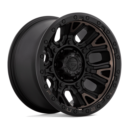 D8242000B447 - Fuel Off-Road D824 Traction 20X10 5X139.7 -18 mm Matte Black With Double Dark Tint - Fuel Off-Road Wheels Canada