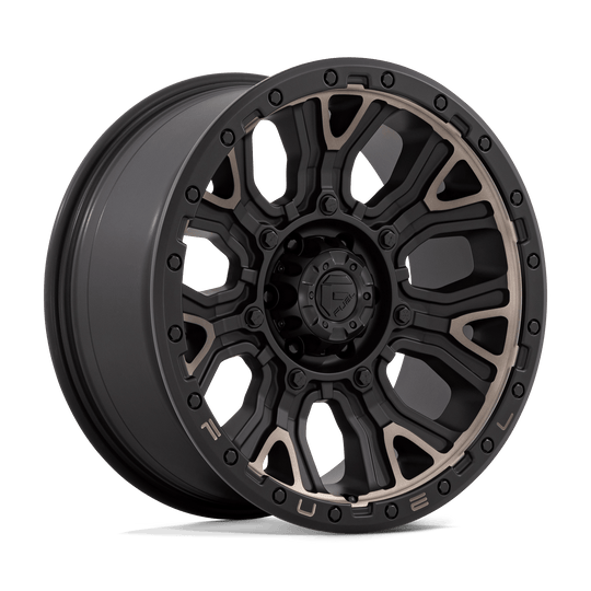 D82420908450 - Fuel Off-Road D824 Traction 20X9 6X139.7 1mm Matte Black With Double Dark Tint - Fuel Off-Road Wheels Canada