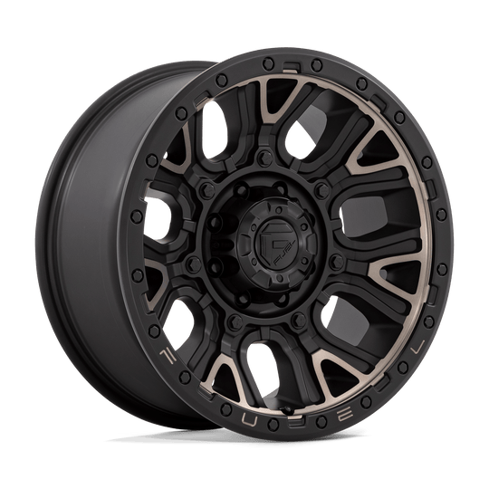 D82420901850 - Fuel Off-Road D824 Traction 20X9 8X180 1mm Matte Black With Double Dark Tint - Fuel Off-Road Wheels Canada