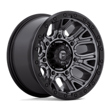 Charger l'image dans la galerie, D82520007547 - Fuel Off-Road D825 Traction 20X10 5X127 -18 mm Matte Gunmetal With Black Ring - Fuel Off-Road Wheels Canada
