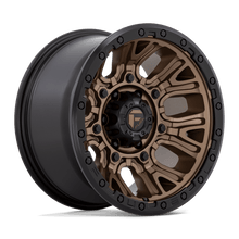 Charger l'image dans la galerie, D82620907550 - Fuel Off-Road D826 Traction 20X9 5X127 1mm Matte Bronze With Black Ring - Fuel Off-Road Wheels Canada