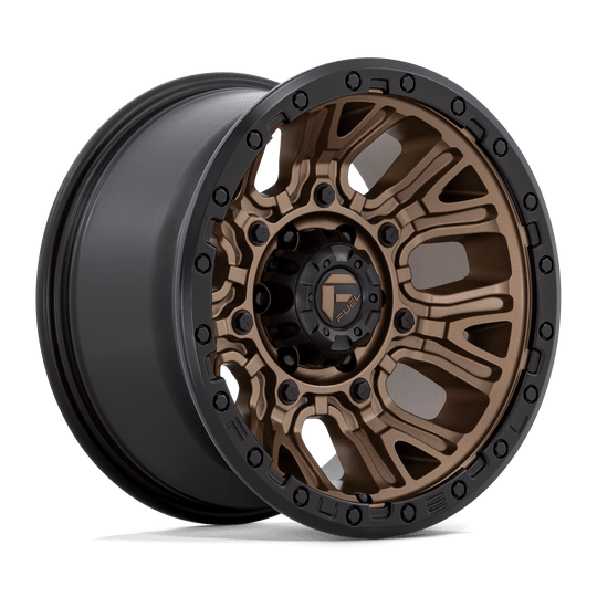 D82617908445 - Fuel Off-Road D826 Traction 17X9 6X139.7 -12 mm Matte Bronze With Black Ring - Fuel Off-Road Wheels Canada