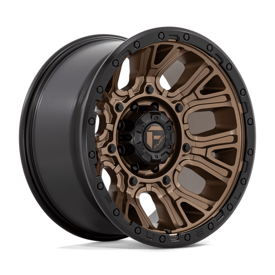 D82620008247 - Fuel Off-Road D826 Traction 20X10 8X165.1 -18 mm Matte Bronze With Black Ring - Fuel Off-Road Wheels Canada