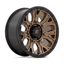 Load image into Gallery viewer, D82620908450 - Fuel Off-Road D826 Traction 20X9 6X139.7 1mm Matte Bronze With Black Ring - Fuel Off-Road Wheels Canada