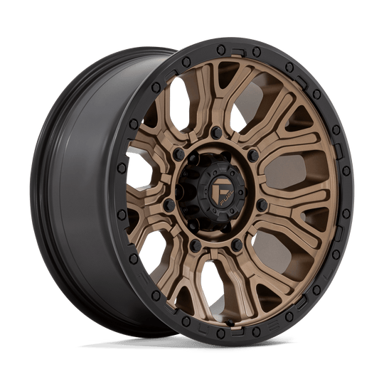 D82620908450 - Fuel Off-Road D826 Traction 20X9 6X139.7 1mm Matte Bronze With Black Ring - Fuel Off-Road Wheels Canada