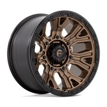 Load image into Gallery viewer, D82620008447 - Fuel Off-Road D826 Traction 20X10 6X139.7 -18 mm Matte Bronze With Black Ring - Fuel Off-Road Wheels Canada