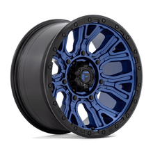 Charger l'image dans la galerie, D82720008947 - Fuel Off-Road D827 Traction 20X10 6X135 -18 mm Dark Blue With Black Ring - Fuel Off-Road Wheels Canada