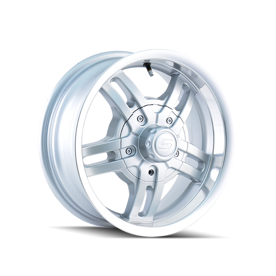 12-5651SX - ION Trailer 12 15X6 5X120.65 /  ET 0mm Hyper Silver - ION Trailer Wheels Canada