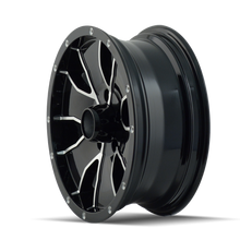 Charger l'image dans la galerie, 14-4665B - ION Trailer 14 14X6 5X114.3 /  ET 0mm Gloss Black Machined - ION Trailer Wheels Canada