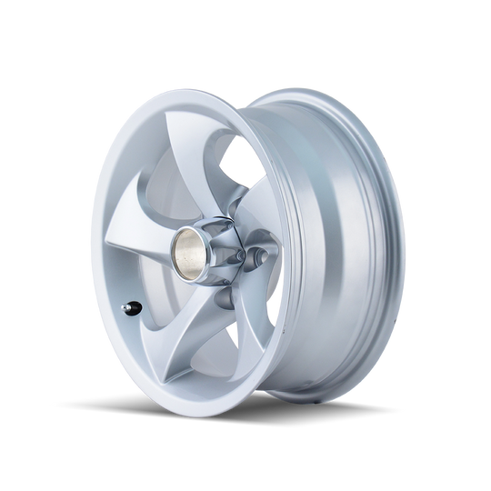16-4665S - ION Trailer 16 14X6 5X114.3 /  ET 0mm Gloss Hyper Silver Machined - ION Trailer Wheels Canada