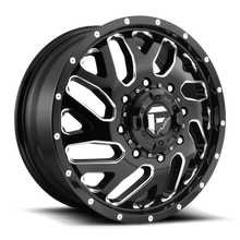Load image into Gallery viewer, D581208292 - Fuel Off-Road D581 Triton 20X8.25 8X200 105mm Gloss Black Milled - Fuel Off-Road Wheels Canada