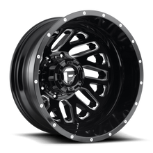 Load image into Gallery viewer, D58122829225 - Fuel Off-Road D581 Triton 22X8.25 8X200 -176 mm Gloss Black Milled - Fuel Off-Road Wheels Canada