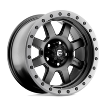 Charger l'image dans la galerie, D55117858545 - Fuel Off-Road D551 Trophy 17X8.5 5X139.7 -6 mm Matte Black Gun Metal Ring - Fuel Off-Road Wheels Canada