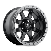Load image into Gallery viewer, D55118007345 - Fuel Off-Road D551 Trophy 18X10 5X127 -24 mm Matte Black Gun Metal Ring - Fuel Off-Road Wheels Canada