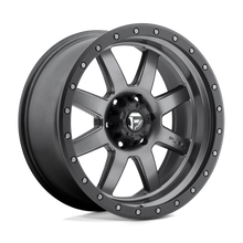 Charger l'image dans la galerie, D55218908357 - Fuel Off-Road D552 Trophy 18X9 6X139.7 20mm Matte Gun Metal Black Bead Ring - Fuel Off-Road Wheels Canada
