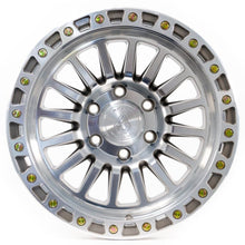 Charger l'image dans la galerie, A108179084P00108 - Arena Trophy 17X9 6X139.7 1mm Gloss Silver Machined With Zinc Bolts - Arena Wheels Canada