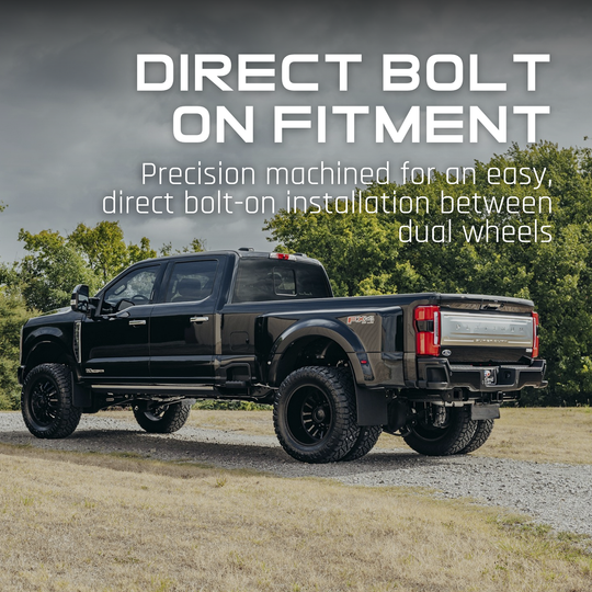 TS016X Krypton 2" Bolt-On Dually Wheel Spacers 8X200 14X1.50 CB142 Krypton Wheels Canada