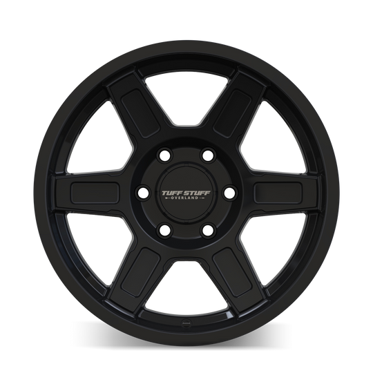 TS01-7836GB - Tuffstuff Ascent 17X8.5 6X135 /  ET 0mm Gloss Black - Tuffstuff Wheels Canada